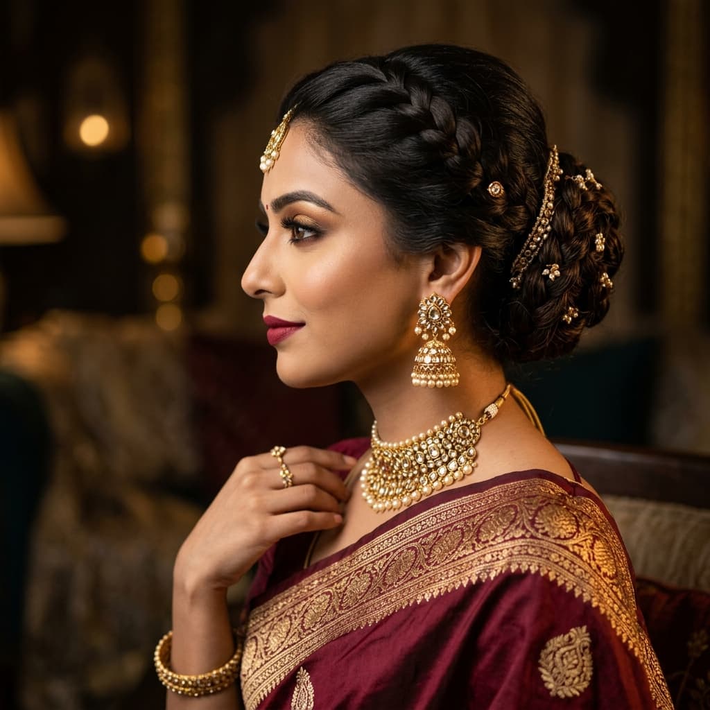 High-end beauty hair styling at The Glam Up Studio